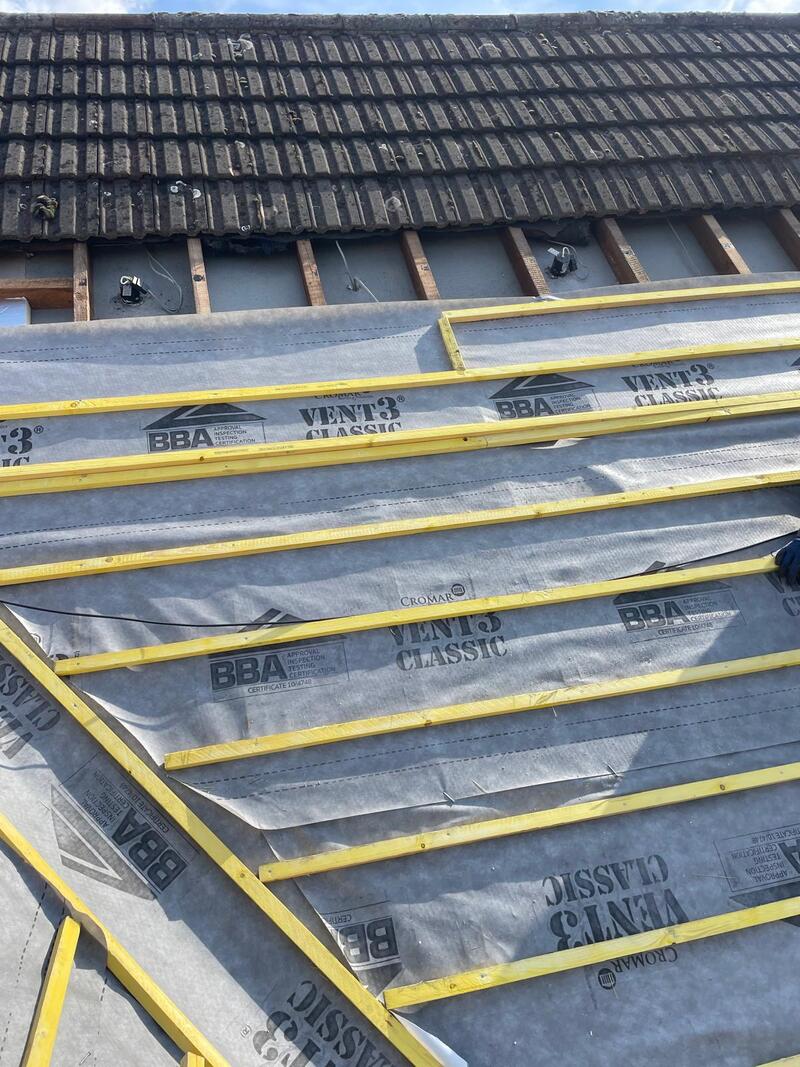 new roof with dry verge and ridge system rochester 10