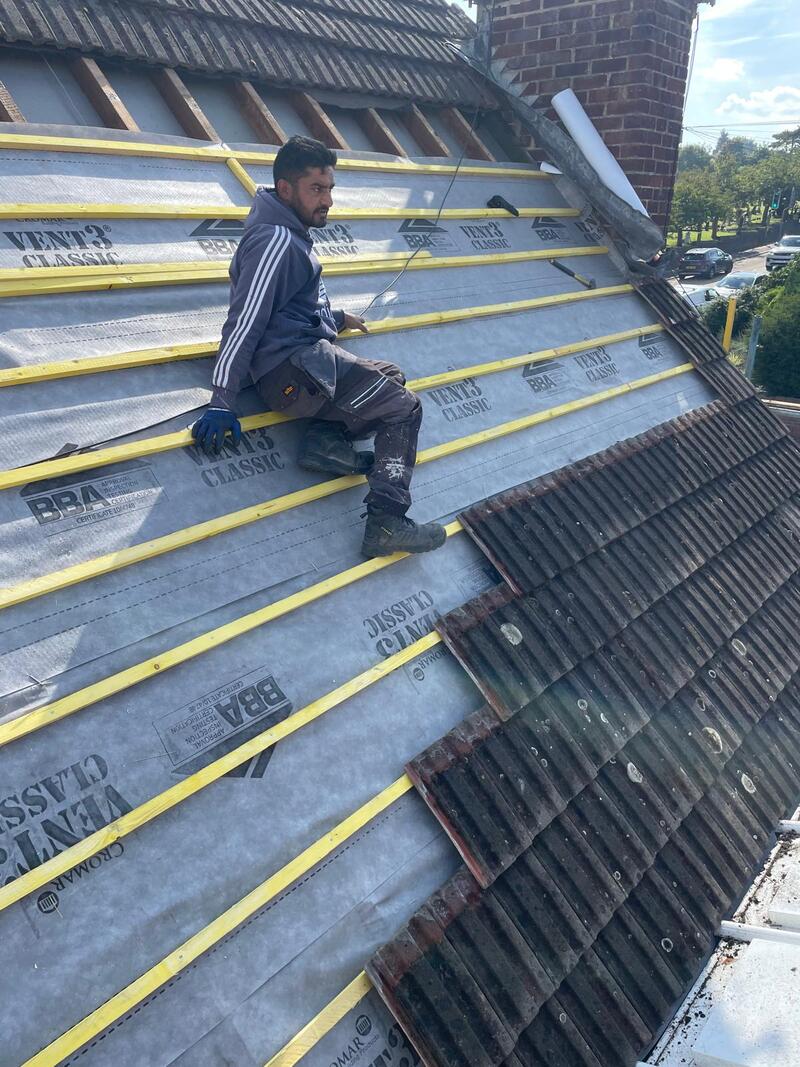 new roof with dry verge and ridge system rochester 15