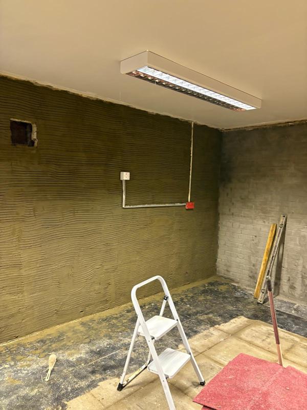 basement tanking damp proof rendering westerham kent 10