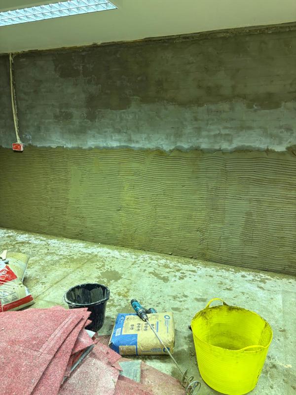 basement tanking damp proof rendering westerham kent 6
