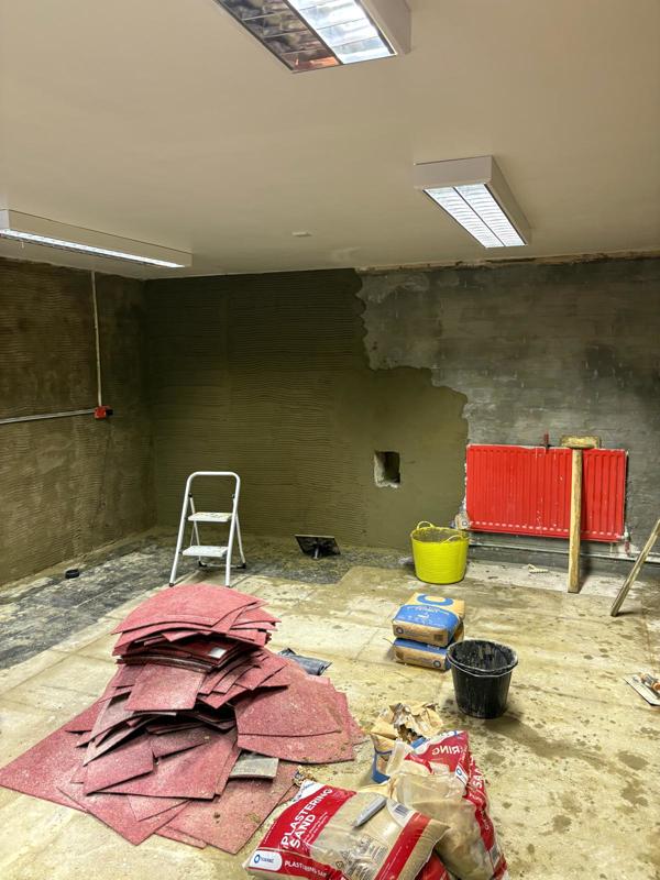 basement tanking damp proof rendering westerham kent 7