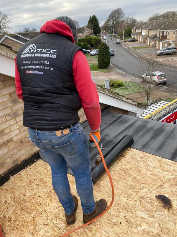 new flat roofing system rochester kent 5