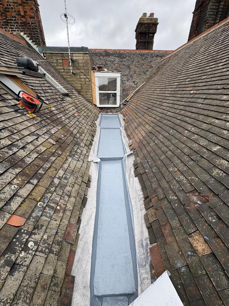 sikalastic roof valley installed rochester 2